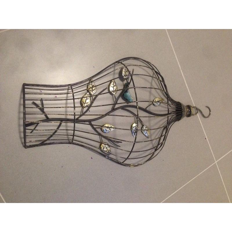 Bird cage wall art