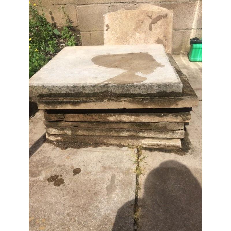 7 free paving slabs