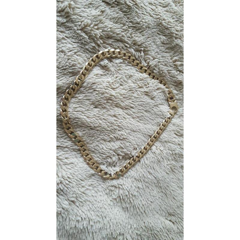 Gents solid gold chain
