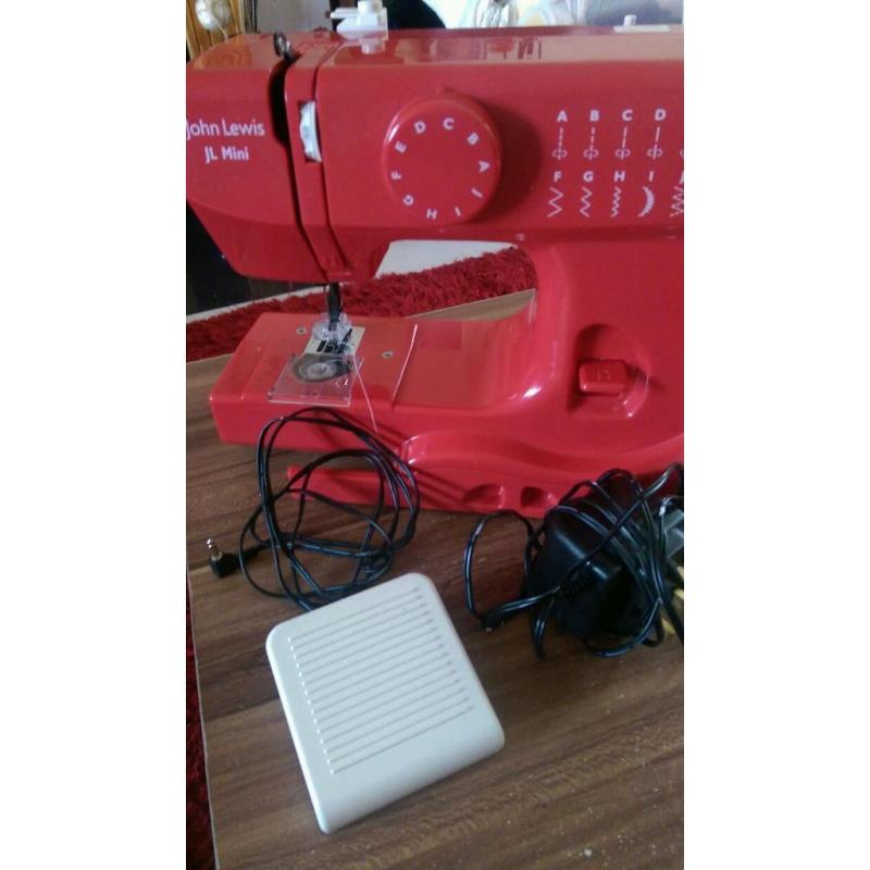 John Lewis mini sewing machine.
