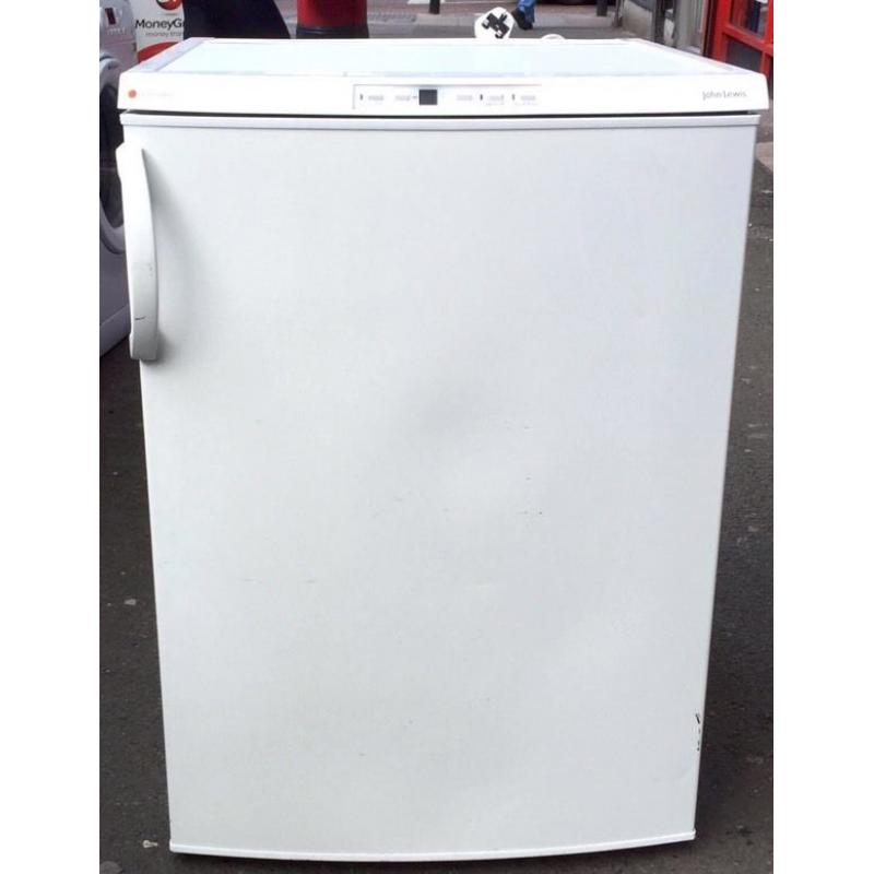 //(%)\ JOHN LEWIS UNDER COUNTER FREEZER INCLUDES 6 MONTHS GUARANTEE