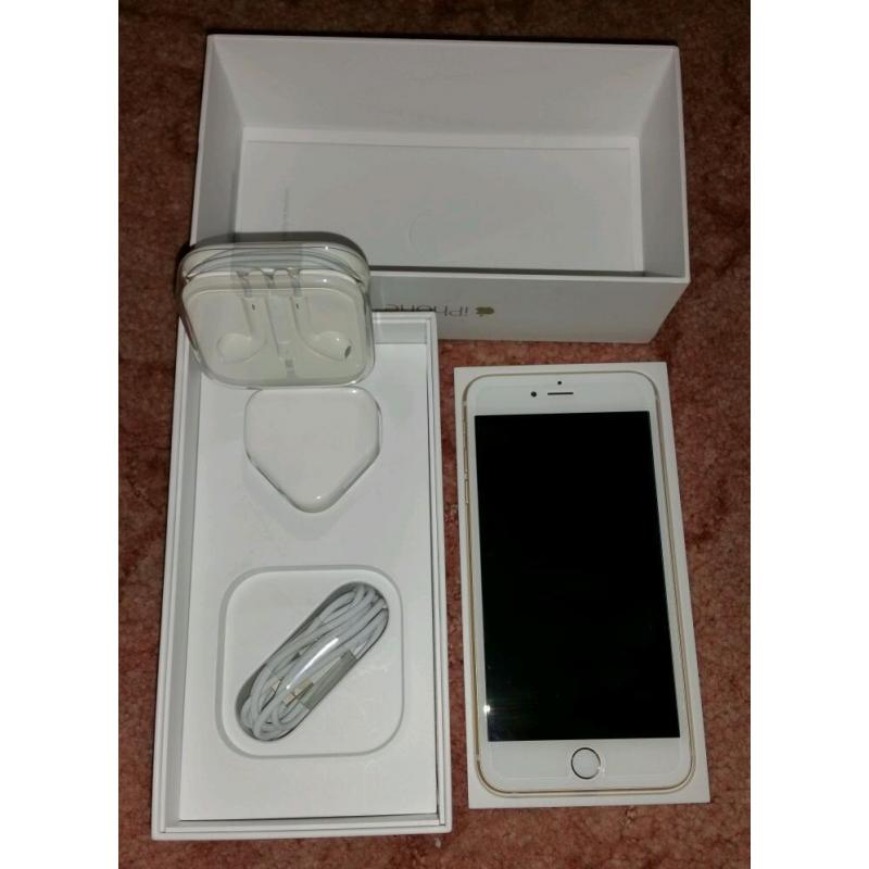 Iphone 6 plus 128gb gold