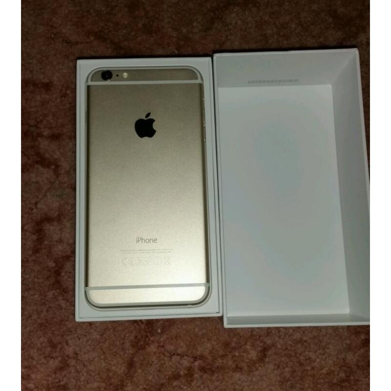 Iphone 6 plus 128gb gold