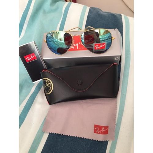 Womens aviator Ray bans brand new