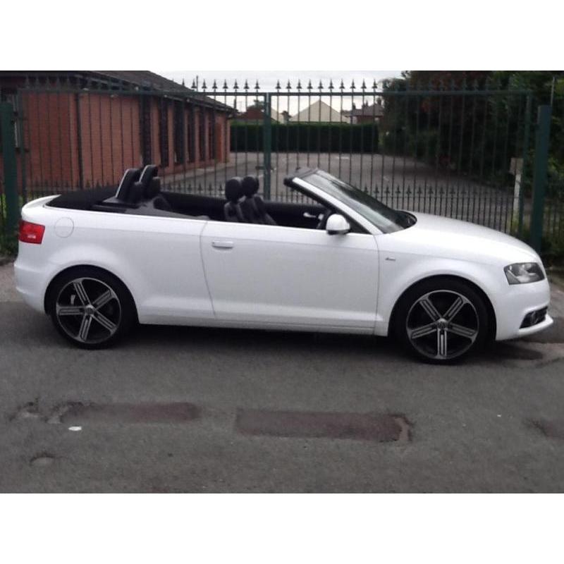 Audi A3 Cabriolet 2.0TDI S Line FINANCE AVAILABLE WITH NO DEPOSIT NEEDED