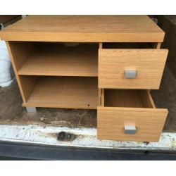 Solid wood tv stand