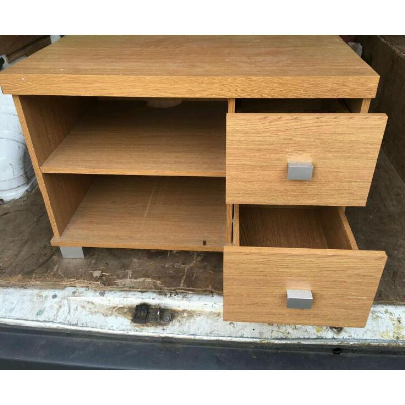 Solid wood tv stand