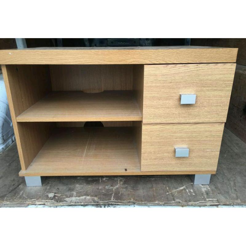 Solid wood tv stand