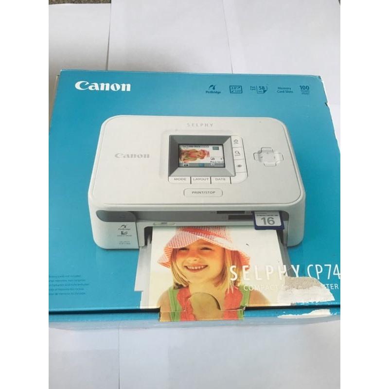 Canon selphy compact photo printer cp740