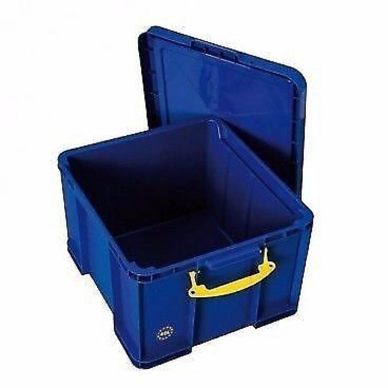 Really useful storage boxes 42 litre stationary box storage box handy box courier box space saver