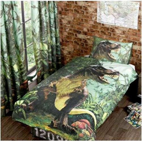 Brand New Dinosaur duvet and matching curtains