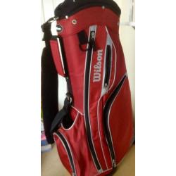 NEW Wilson Staff Cart Bag in red