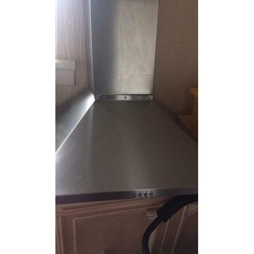 Chrome cooker hood