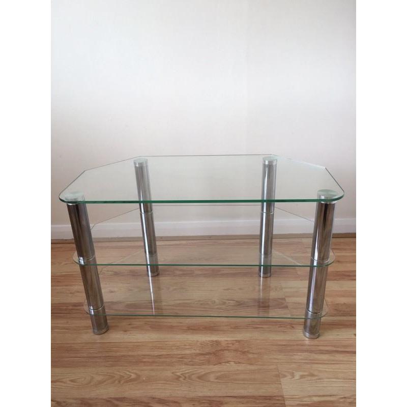 Glass TV Stand