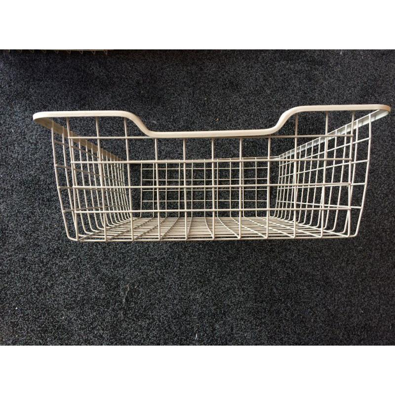 12 x ikea wire storage baskets with runners and screws