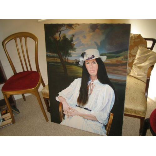 ORIGINAL WATER COLOUR BY JIM DAWSON IRISH LADY