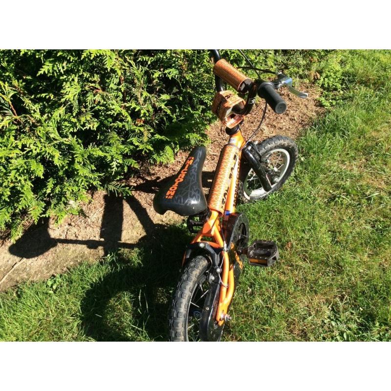 12" Mongoose Micro Moto Child bike for sale