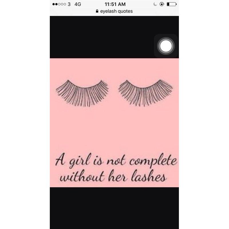 Individual eyelashes
