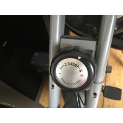 Simple exercise bike with electronic montior