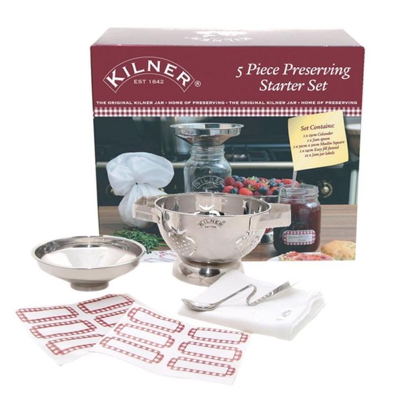 Kilner 5 piece preserving set Jam marmalade making kit