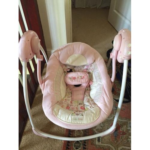 Bright starts electric baby swing