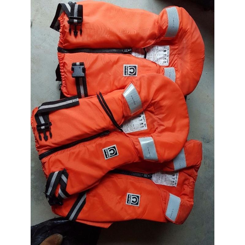 3 Life Jackets (1 adult, 2 children)