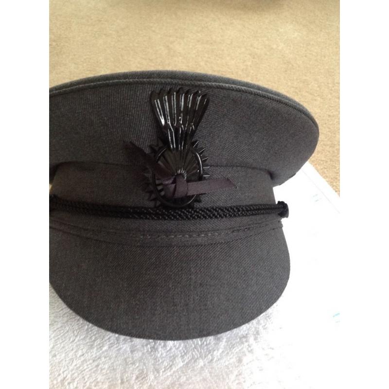 Chauffeur caps Grey