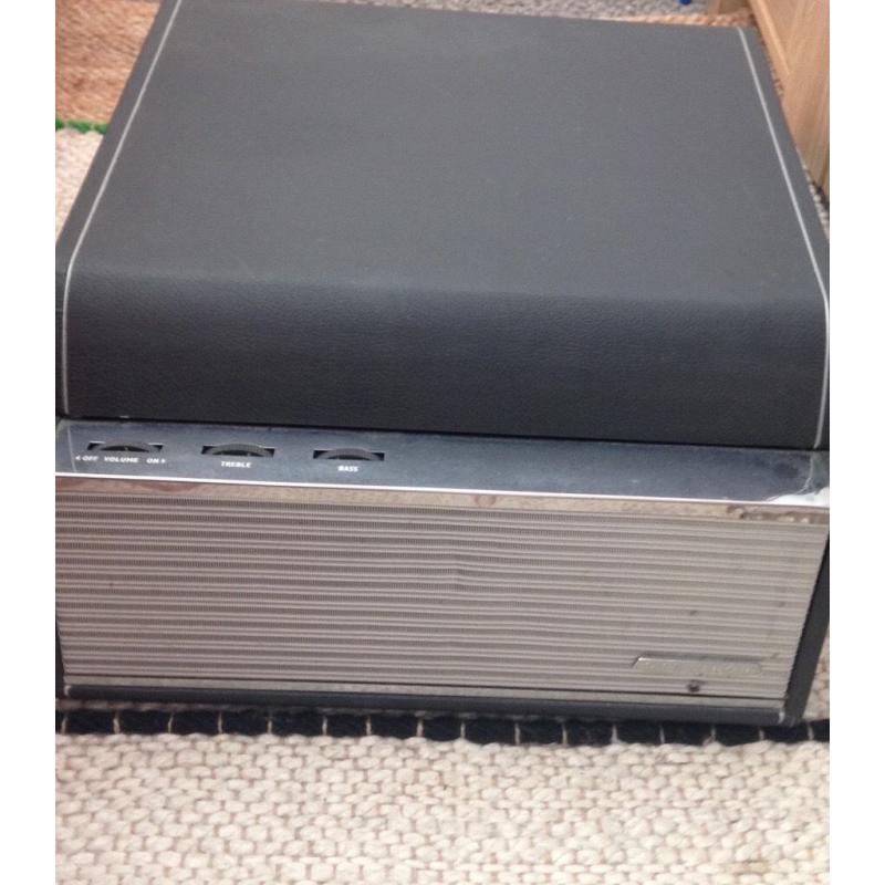 Vintage record player and records job lot condition varies. 60s-90s