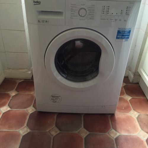 Washing machine never been used