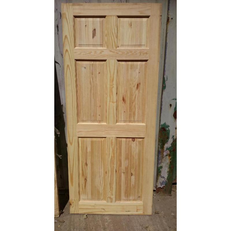 Brand new pine doors.