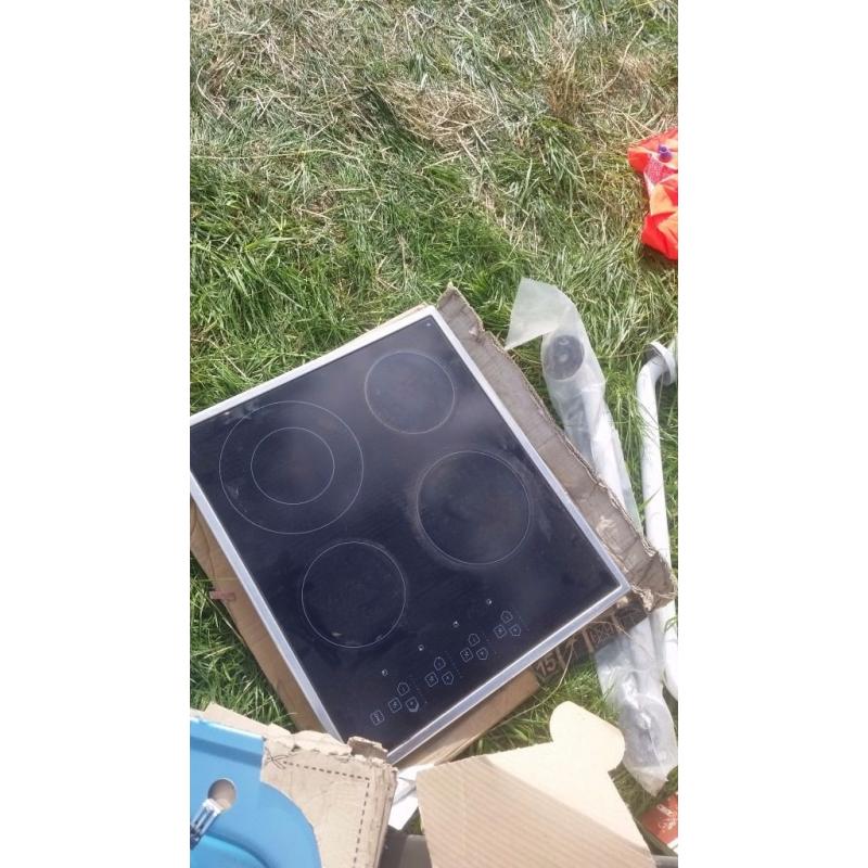 Glass hob