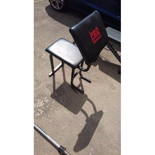 Pro power preacher curl bench