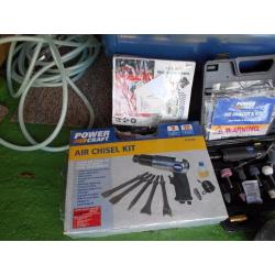 POWERCRAFT AIR COMPRESSOR AND ACCESSORIES - JOB LOT