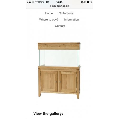 Aqua oak fish tank 220L
