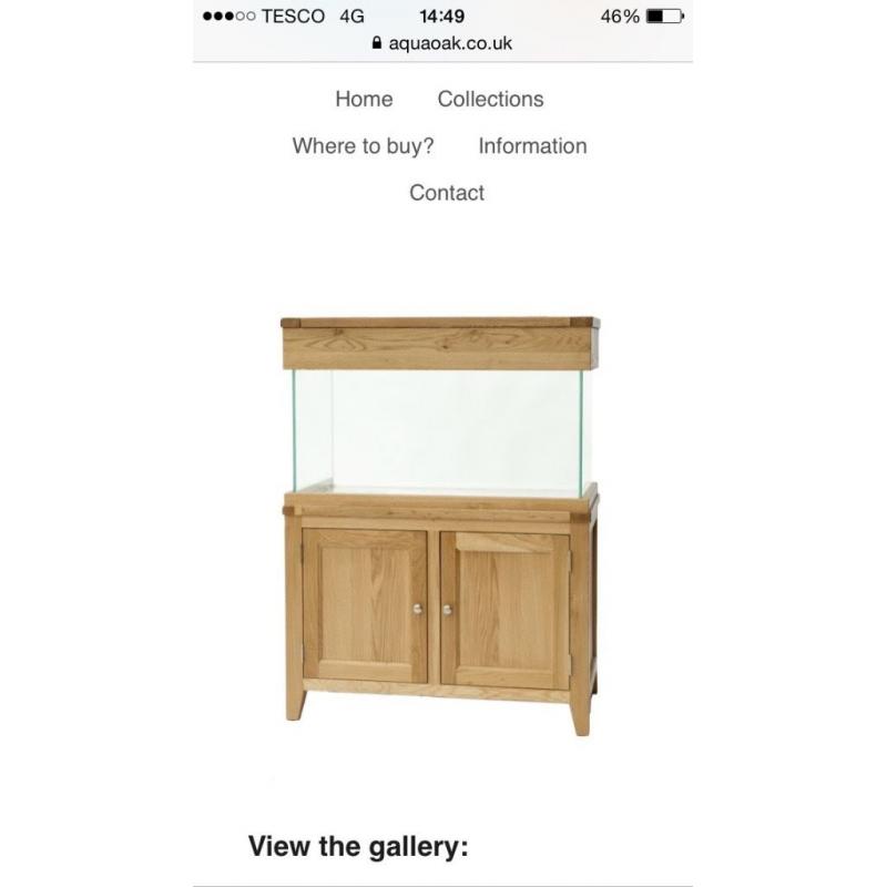 Aqua oak fish tank 220L