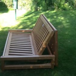 Double Futon Bed Frame in Birch