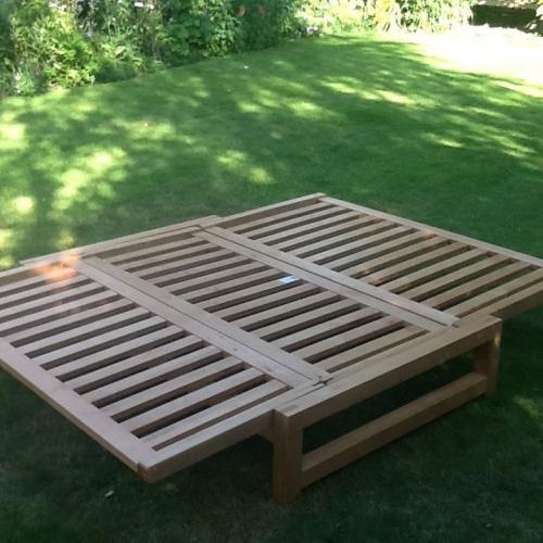 Double Futon Bed Frame in Birch