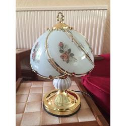 Glass Vintage Style Touch Lamp