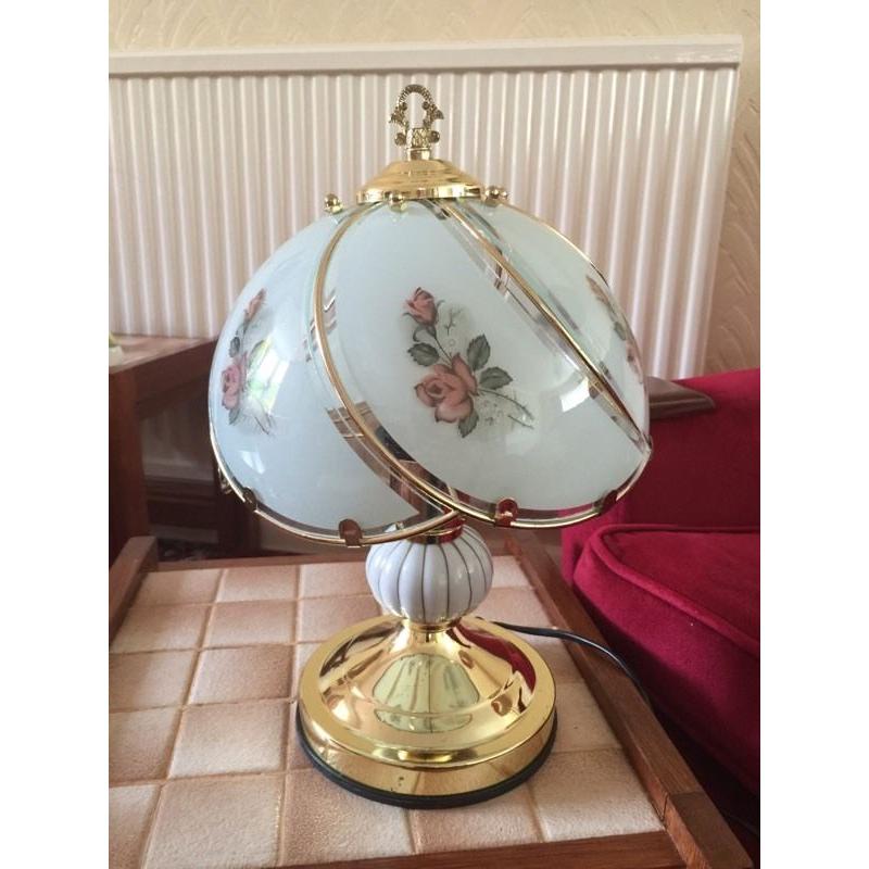 Glass Vintage Style Touch Lamp
