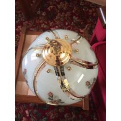 Glass Vintage Style Touch Lamp