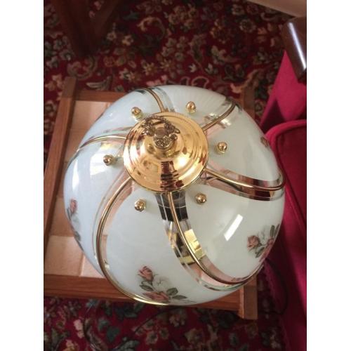 Glass Vintage Style Touch Lamp