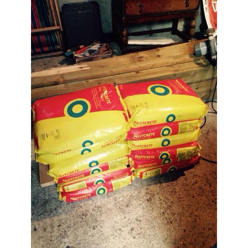 12 x Bags of Postcrete