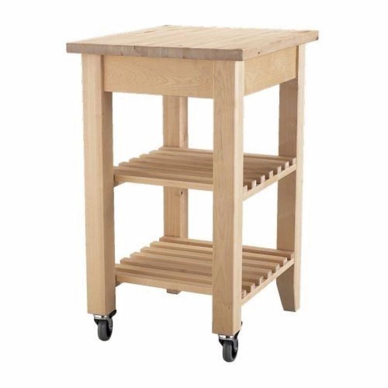 IKEA BEKVAM Kitchen Trolley / Butcher's Table in Birch