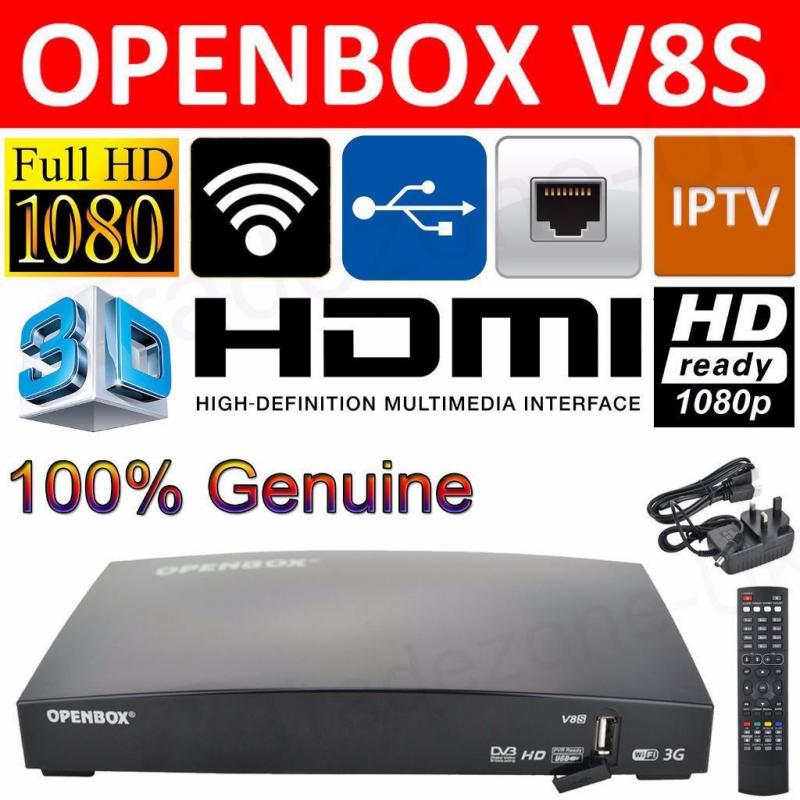 OPENBOX V8S COMPLETE SYSTEM INCLUDES 12 MONTH GIFT/S