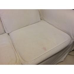 Free 2 seater sofa with cream cover