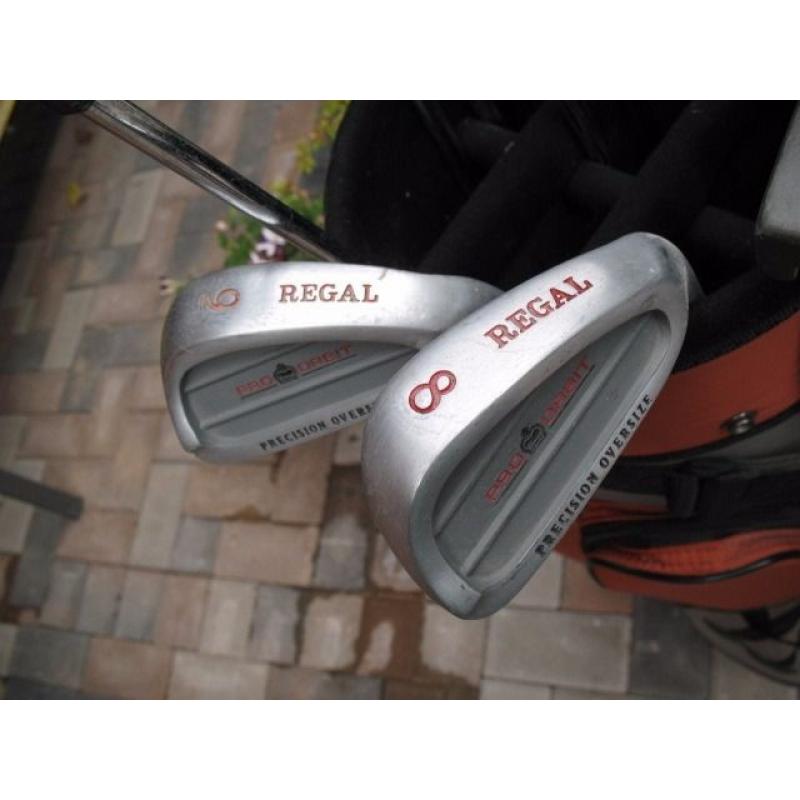 Golf starter set complete with bag and trolley