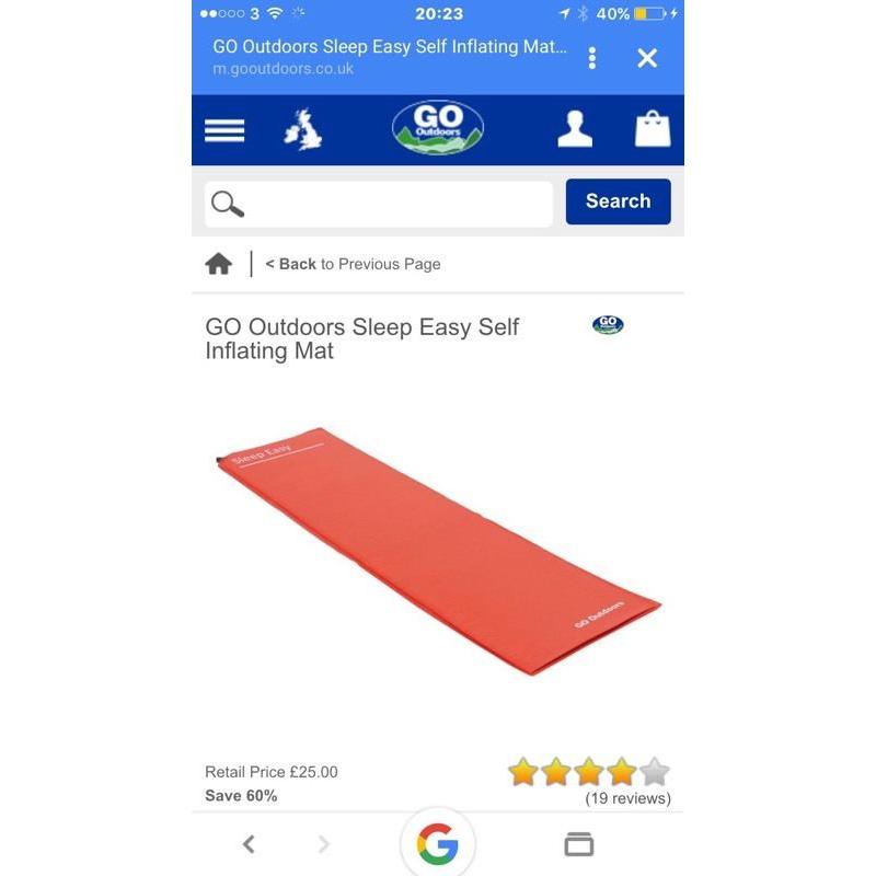 Camp bed