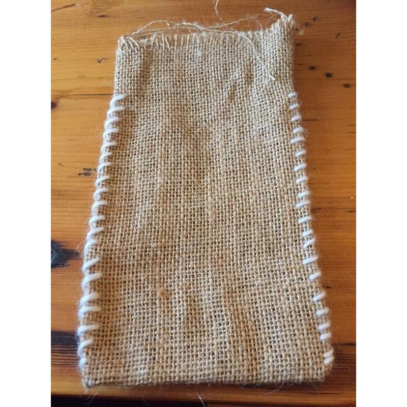 Hessian party favour bags