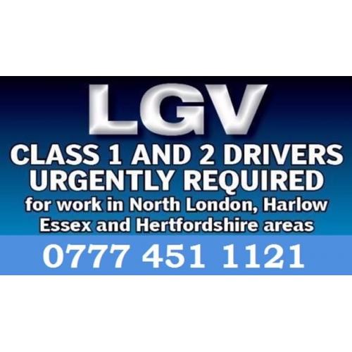 Driving Jobs Available - LGV Class 1 + 2 Drivers Needed Urgently