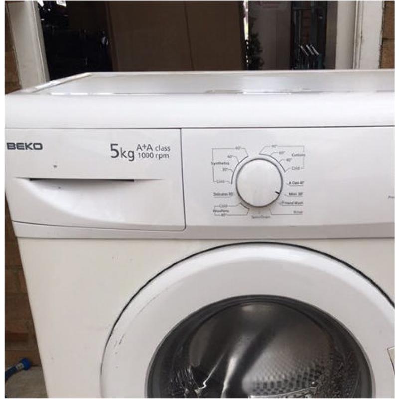 Nice clean washing machine